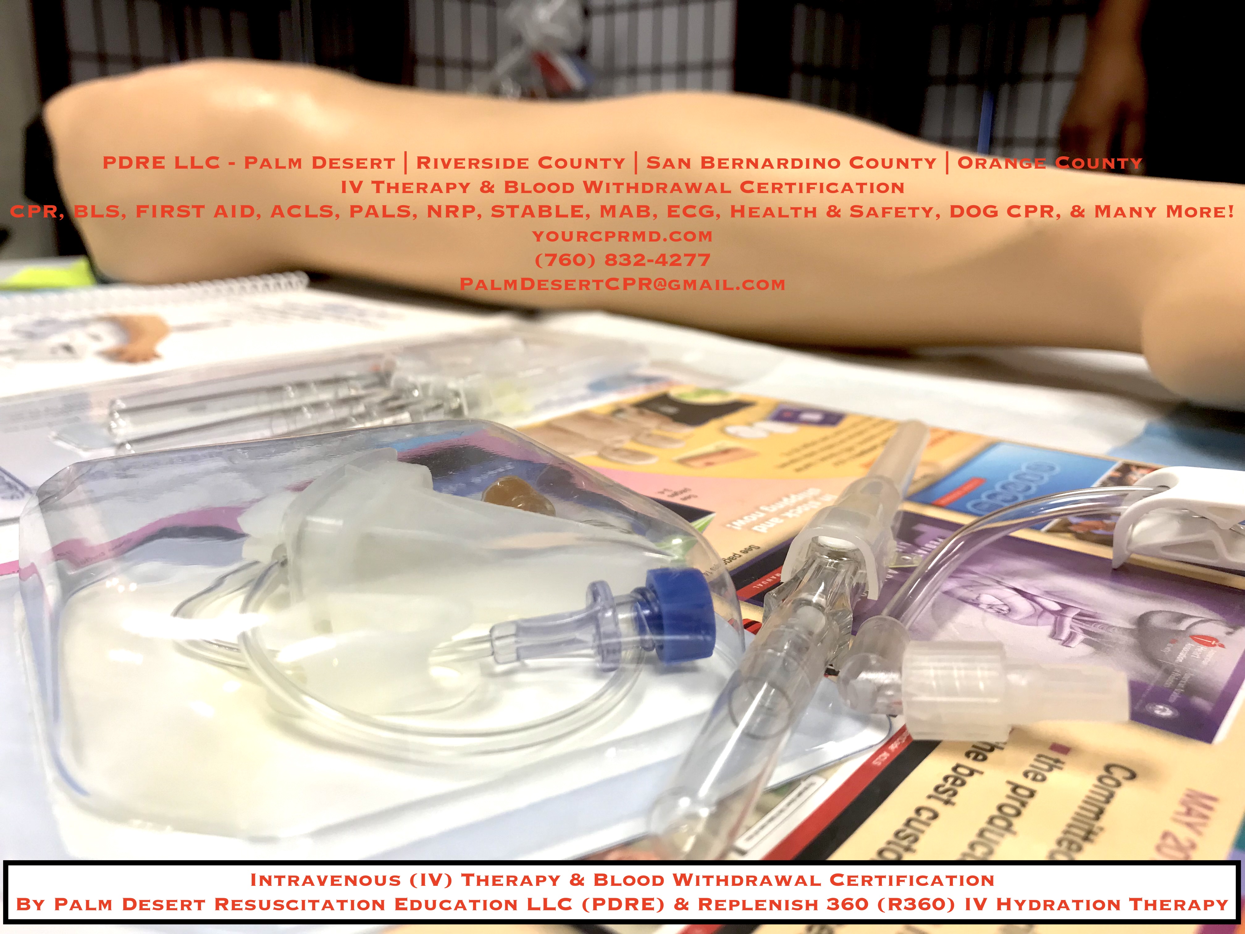 Intravenous (IV) Therapy Blood Withdrawal Certification